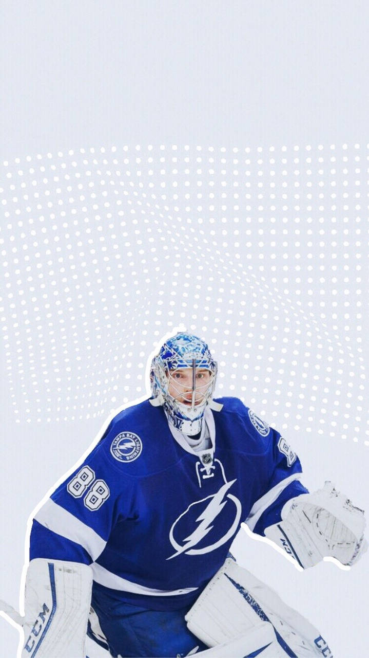 Ice Hockey League Andrei Vasilevskiy Poster Background