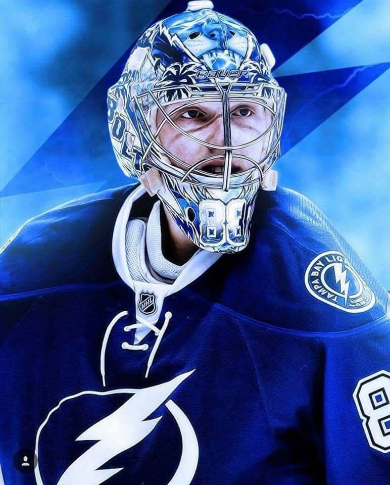 Ice Hockey Master Andrei Vasilevskiy Background