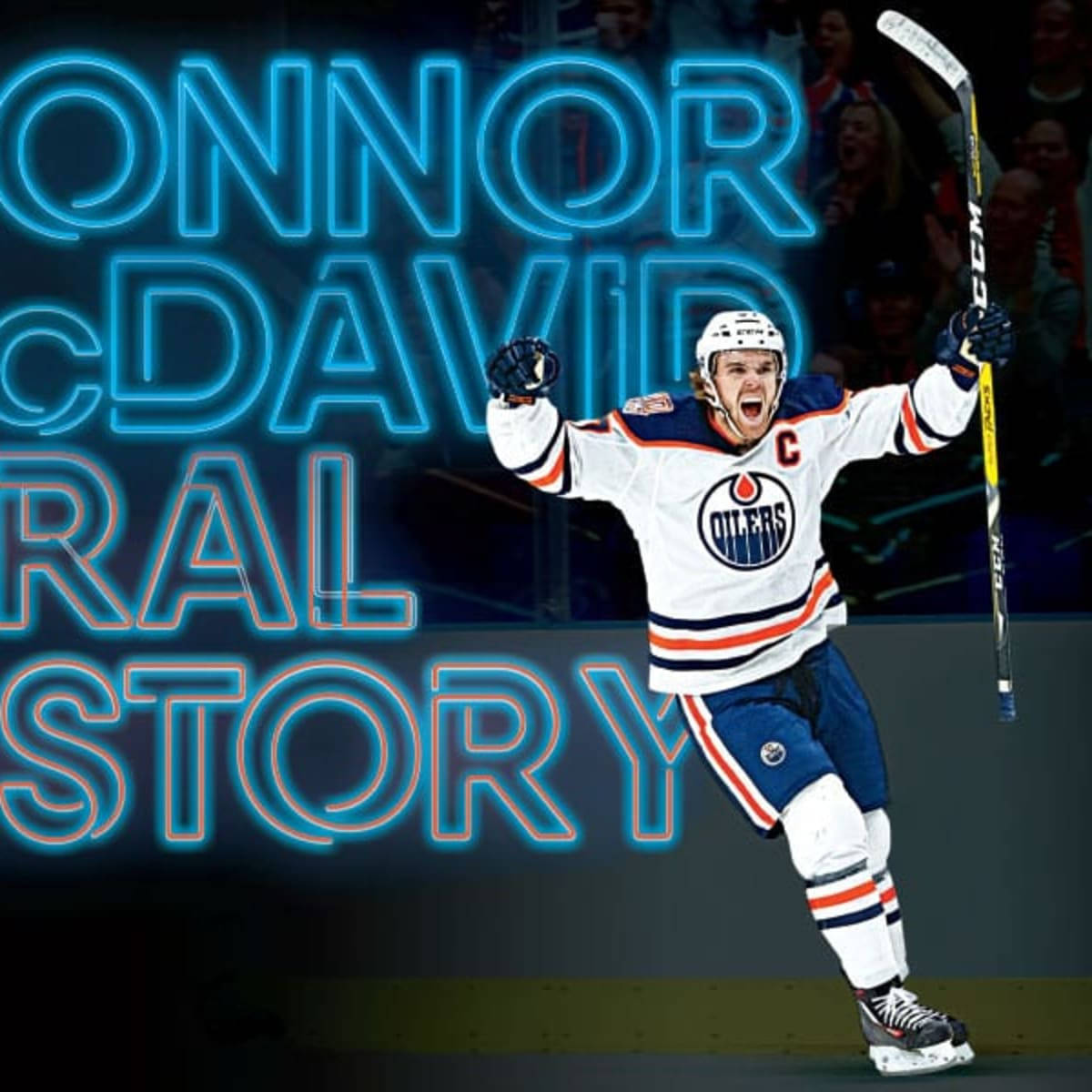 Ice Hockey Player Connor Mcdavid Background