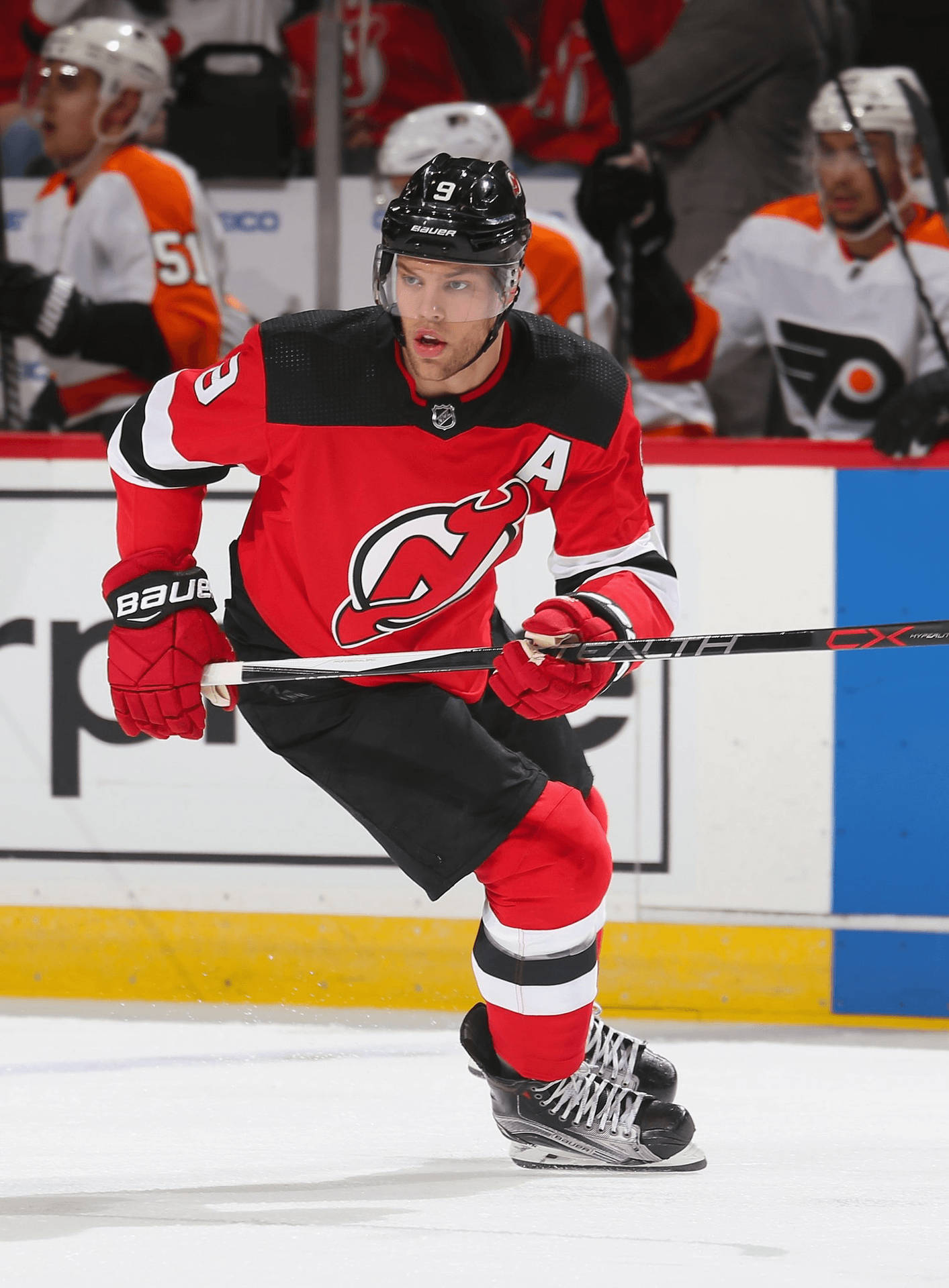 Ice Hockey Player Taylor Hall Background