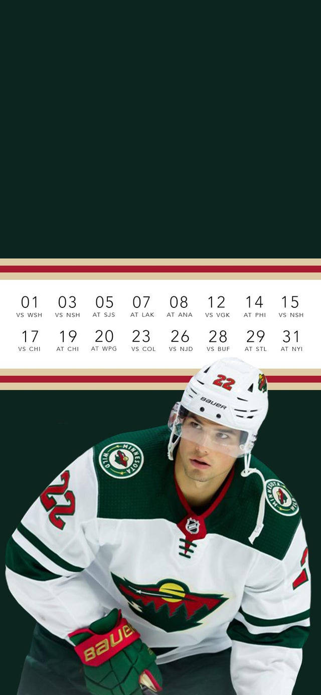 Ice Hockey Schedule Kevin Fiala Background