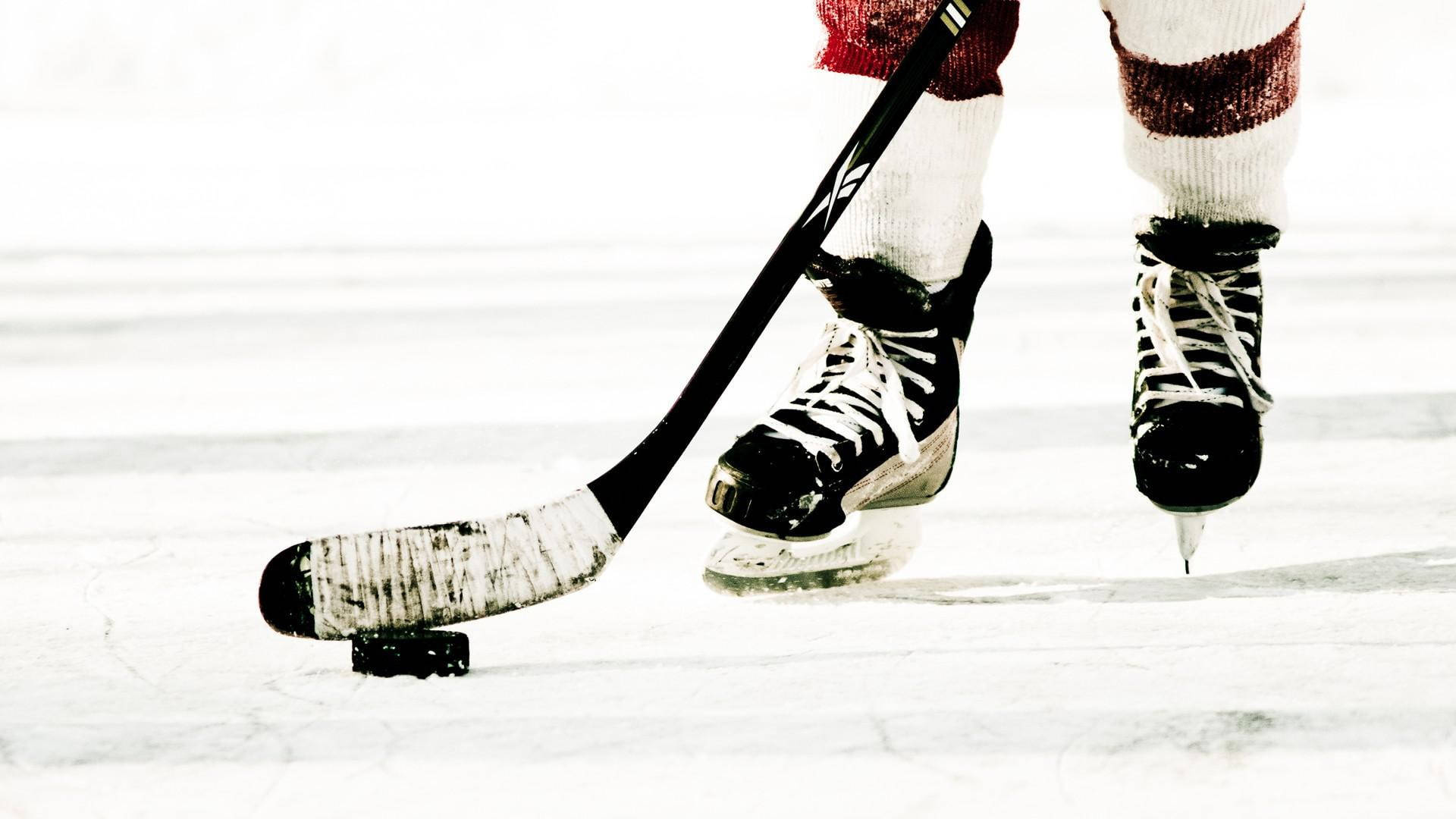 Ice Hockey Sports Equipment Background