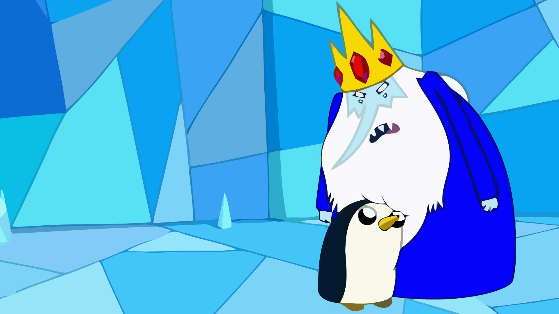 Ice King Gunter Adventure Time Laptop Background