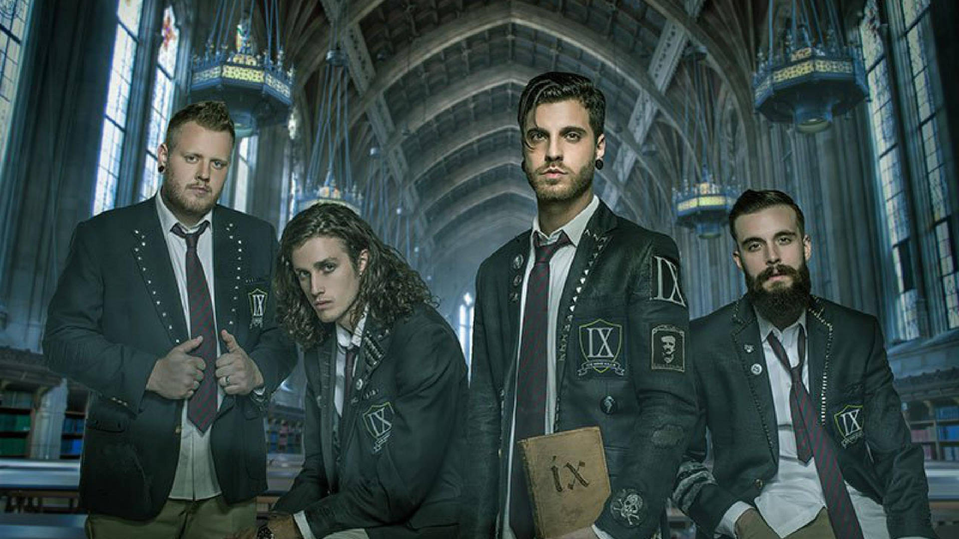 Ice Nine Kills Members In Suit And Tie