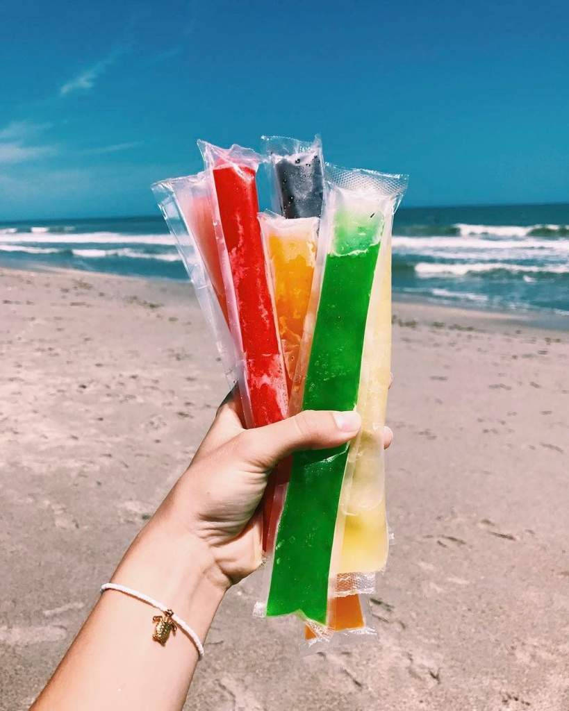 Ice Pops In Summer Iphone Background