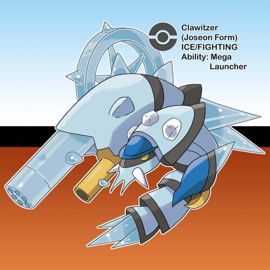 Ice Type Clawitzer Background