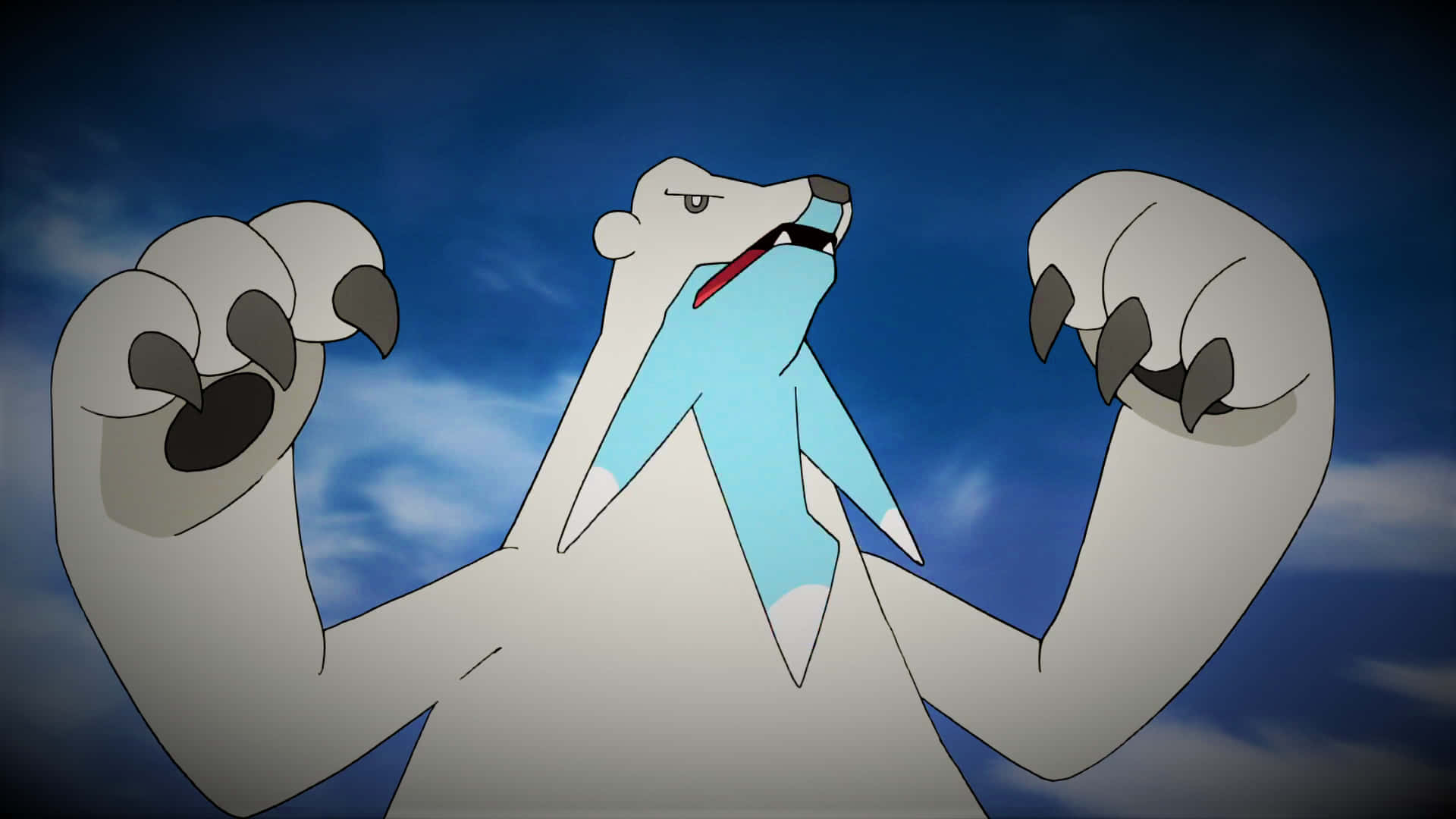Ice-type Pokémon Beartic Background