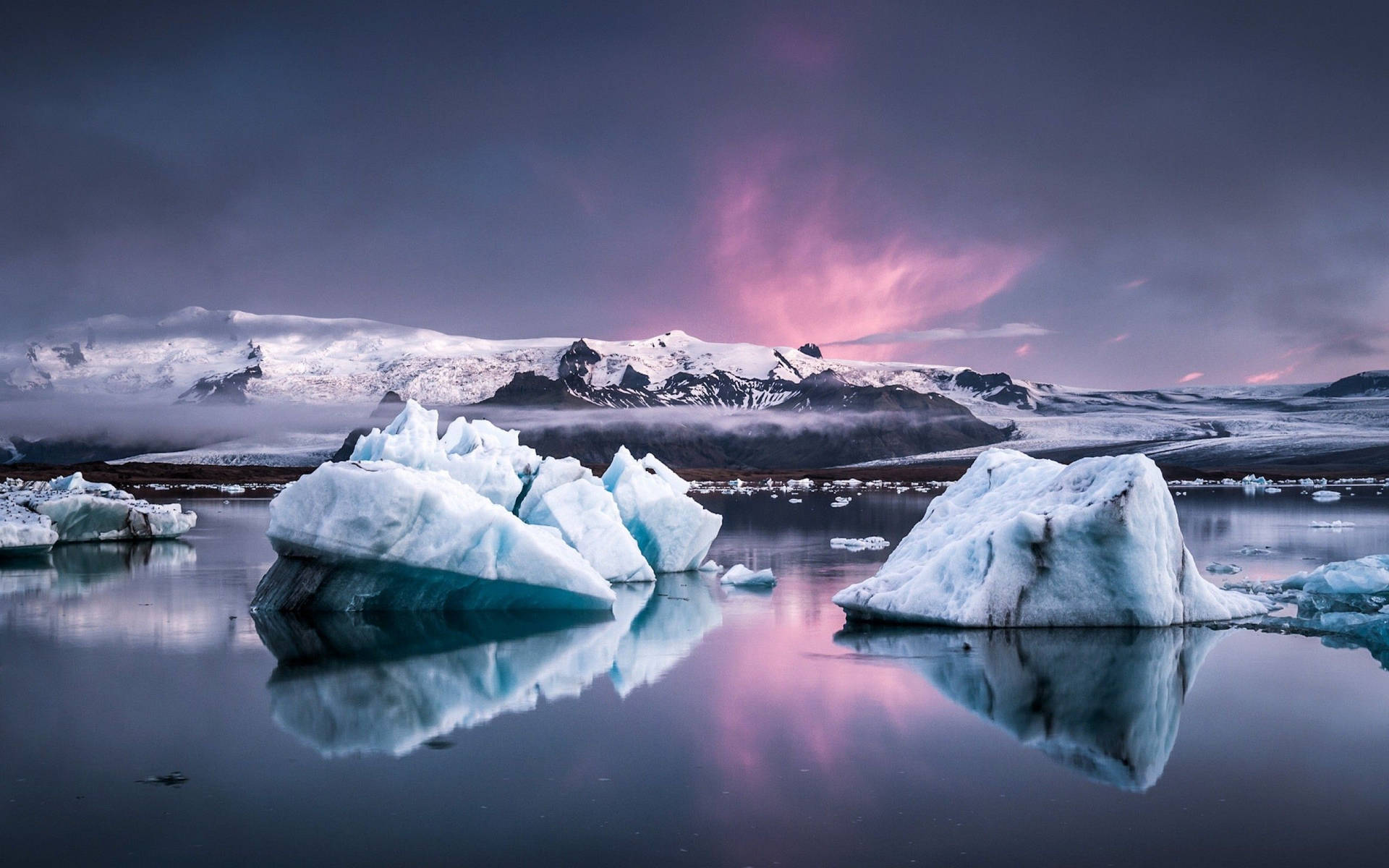 Iceland Arctic Cap Background