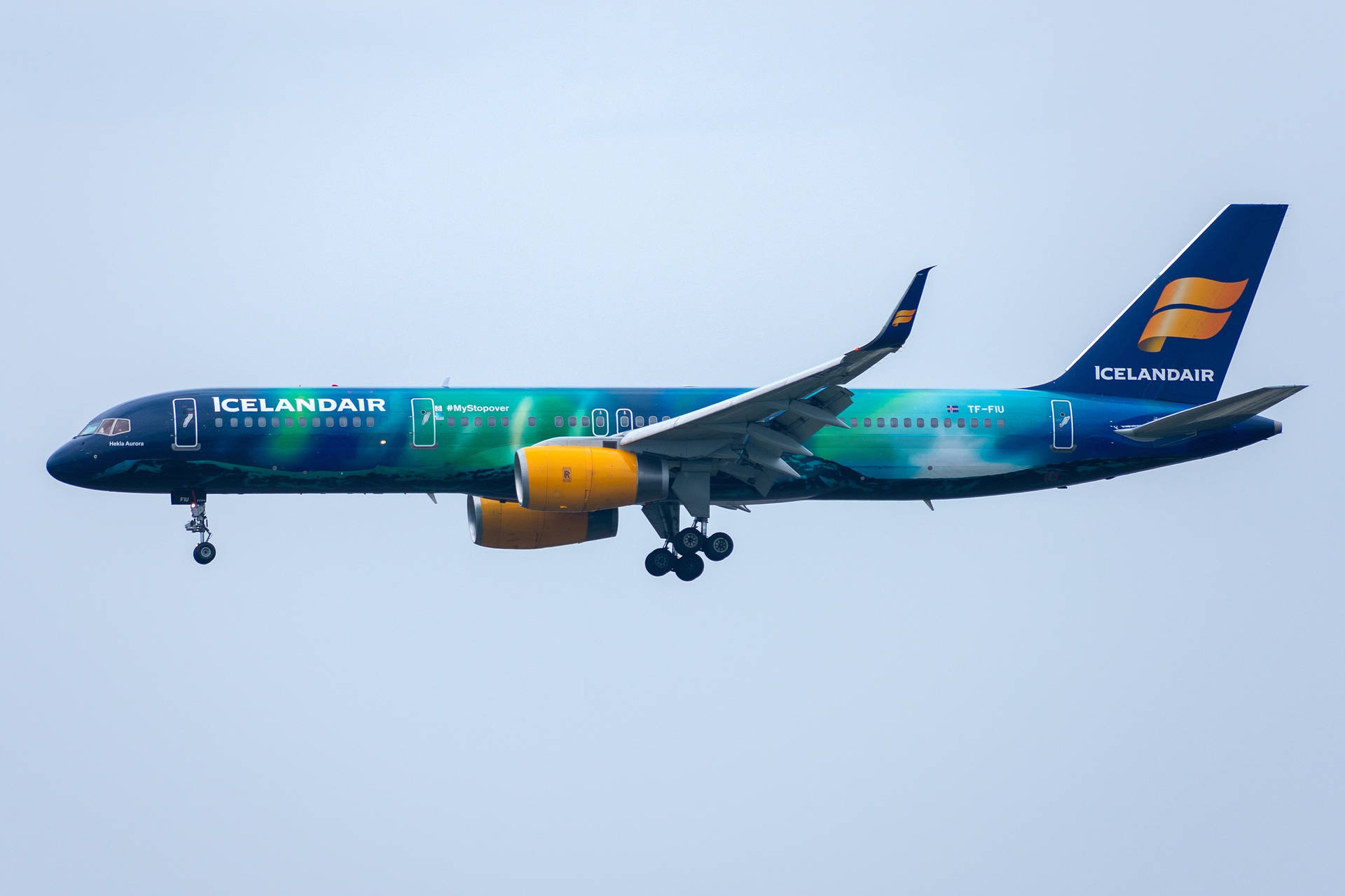 Icelandair Ocean Blue Airplane