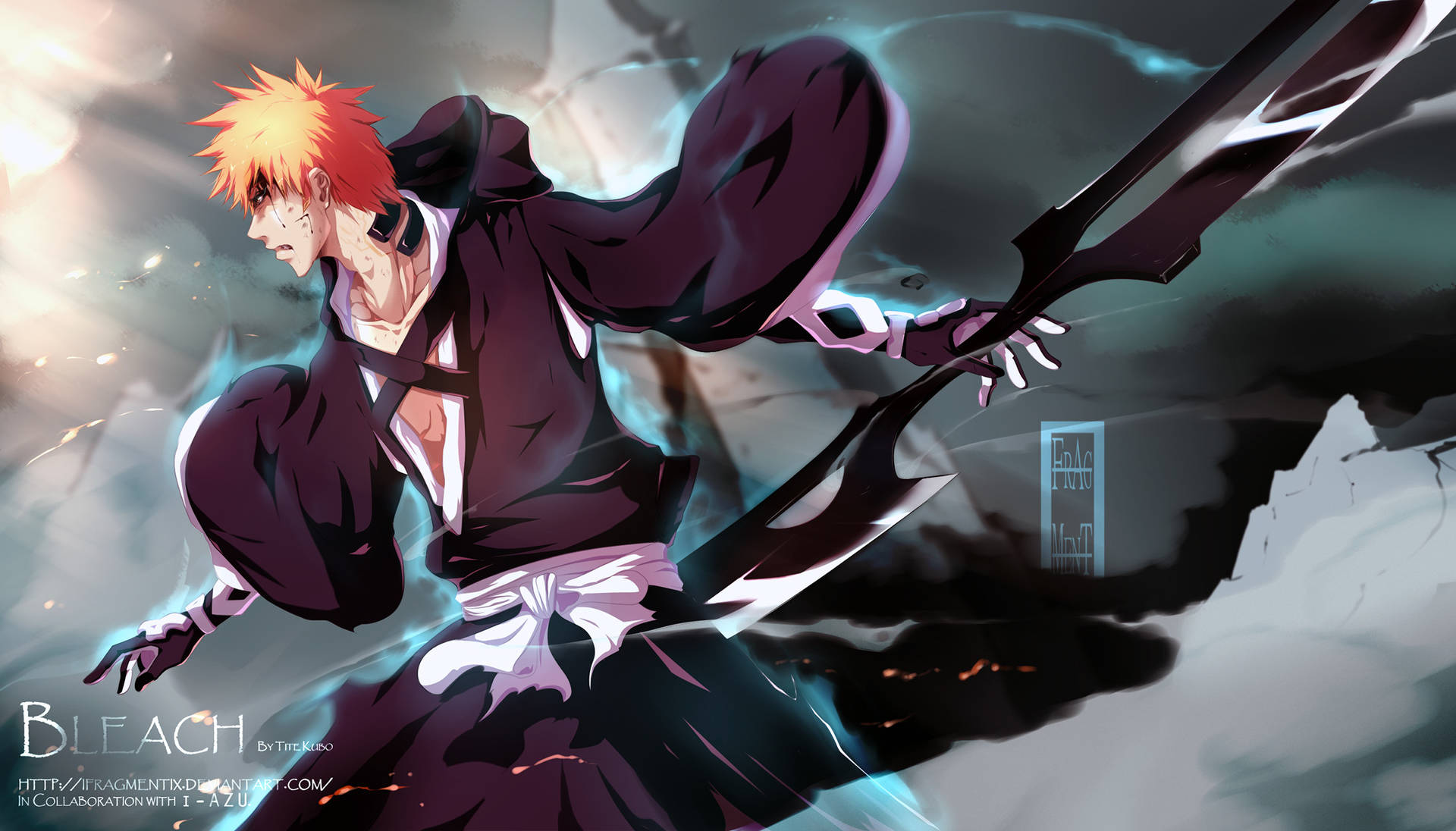 Ichigo Art Poster New Bleach Background