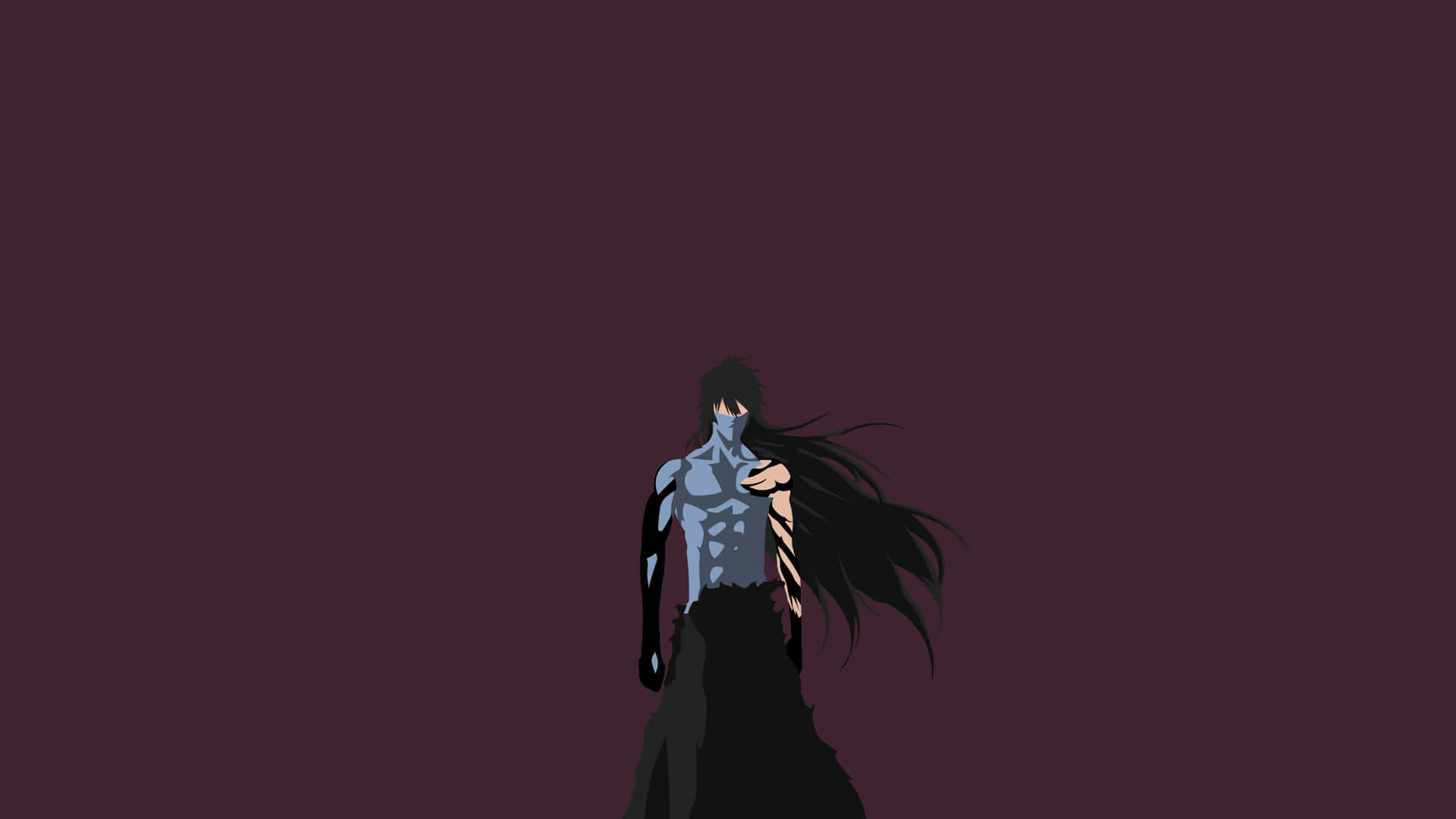 Ichigo Final Form On Aubergine Background