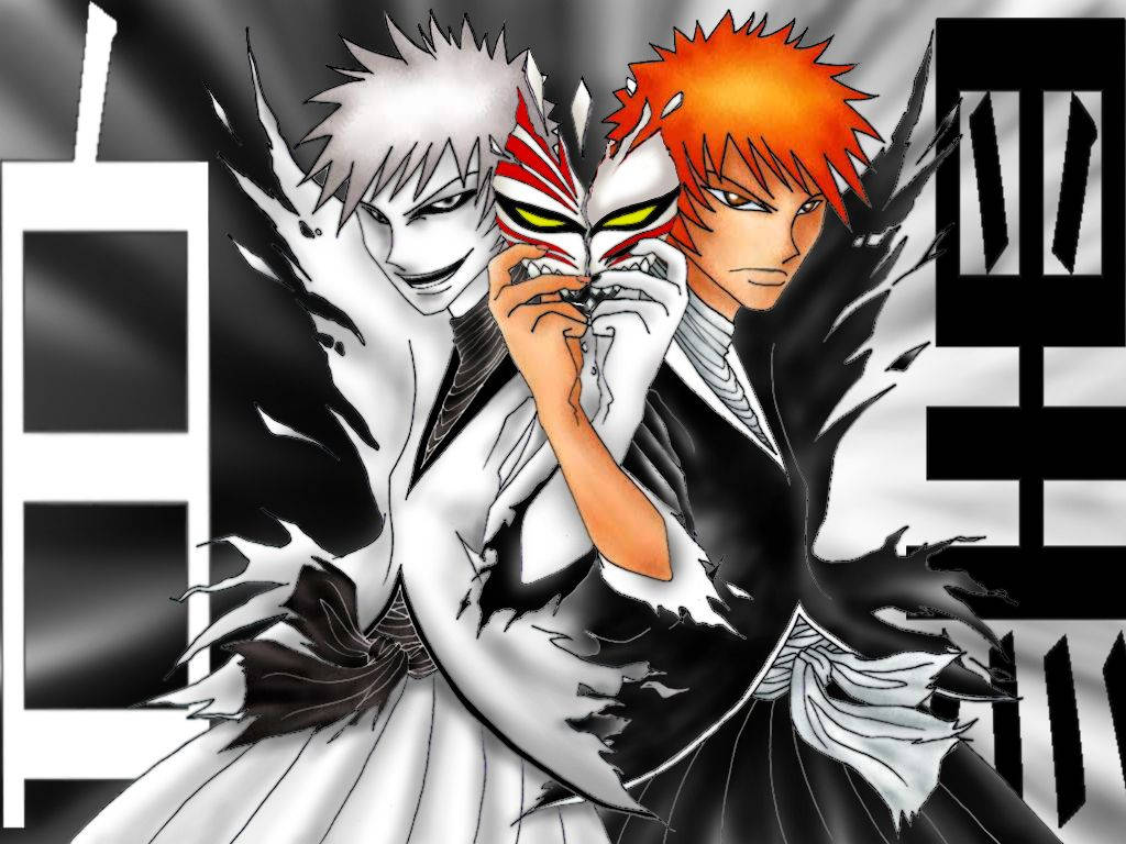 Ichigo Kurosaki As The Iconic Protagonist Of Bleach Anime Background