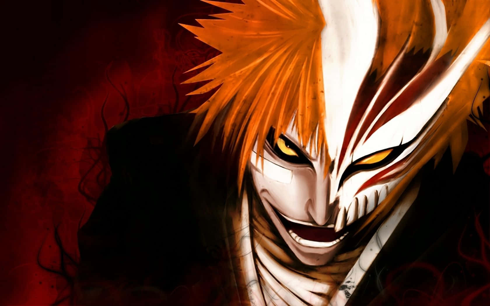 Ichigo Kurosaki From Bleach Orange Anime Background
