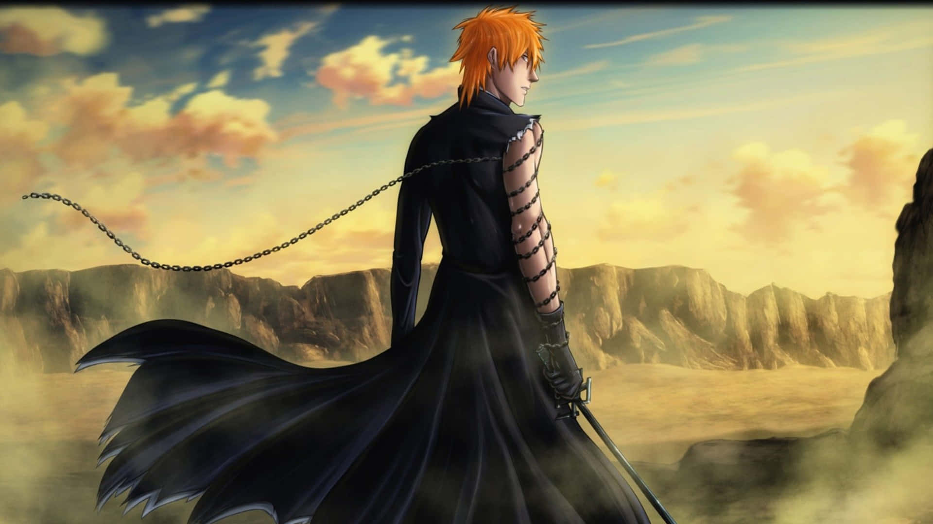Ichigo Kurosaki In Action - 4k Wallpaper Background
