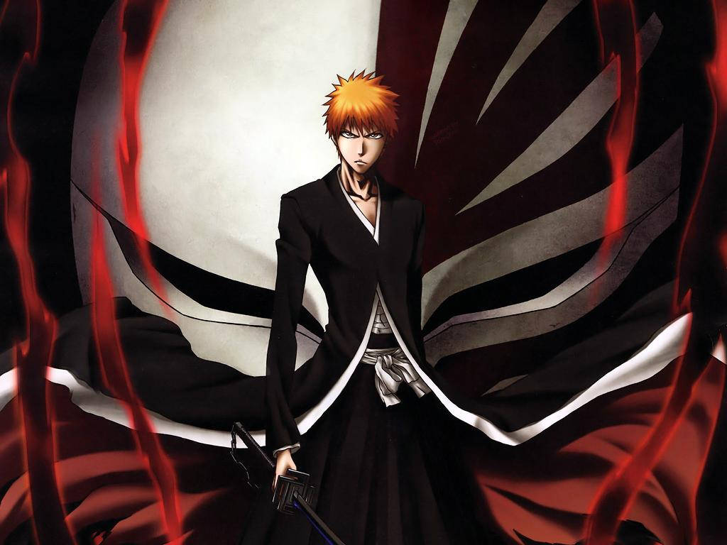 Ichigo Kurosaki, Protagonist Of The Hit Anime Series Bleach Background