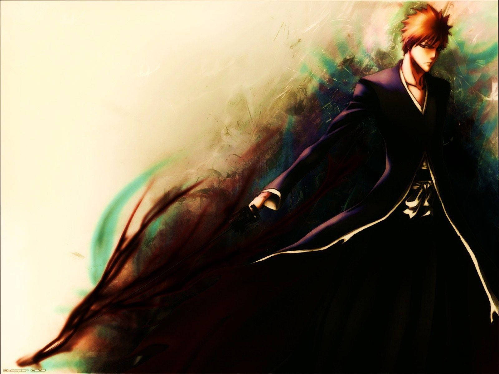 Ichigo Kurosaki, The Protagonist Of The Bleach Anime Series Background