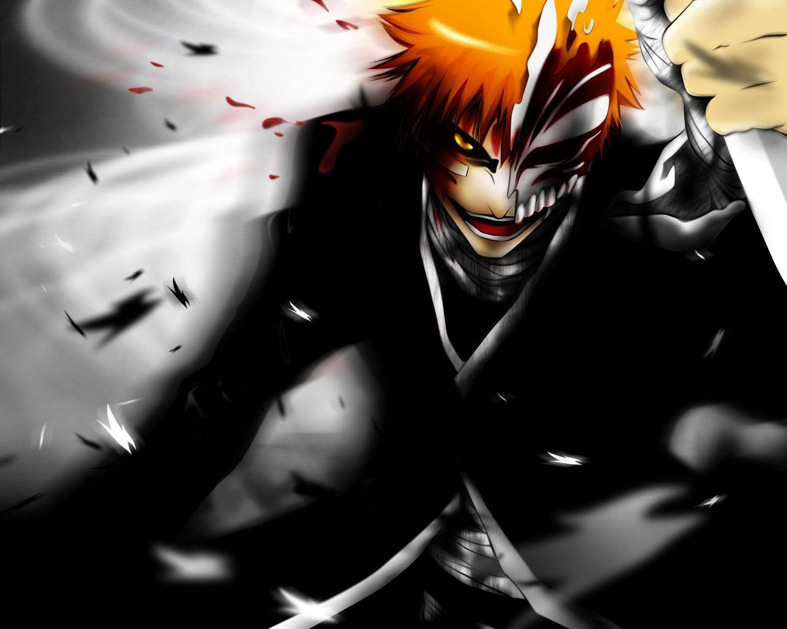 Ichigo, The Protagonist Of The Anime Series Bleach Background