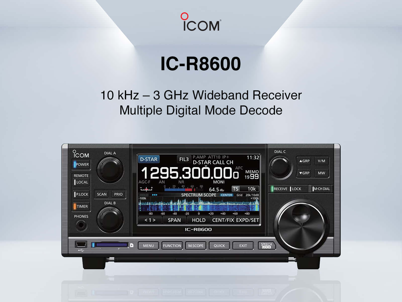 Icom Ic-r8600 Digital Radio Receiver