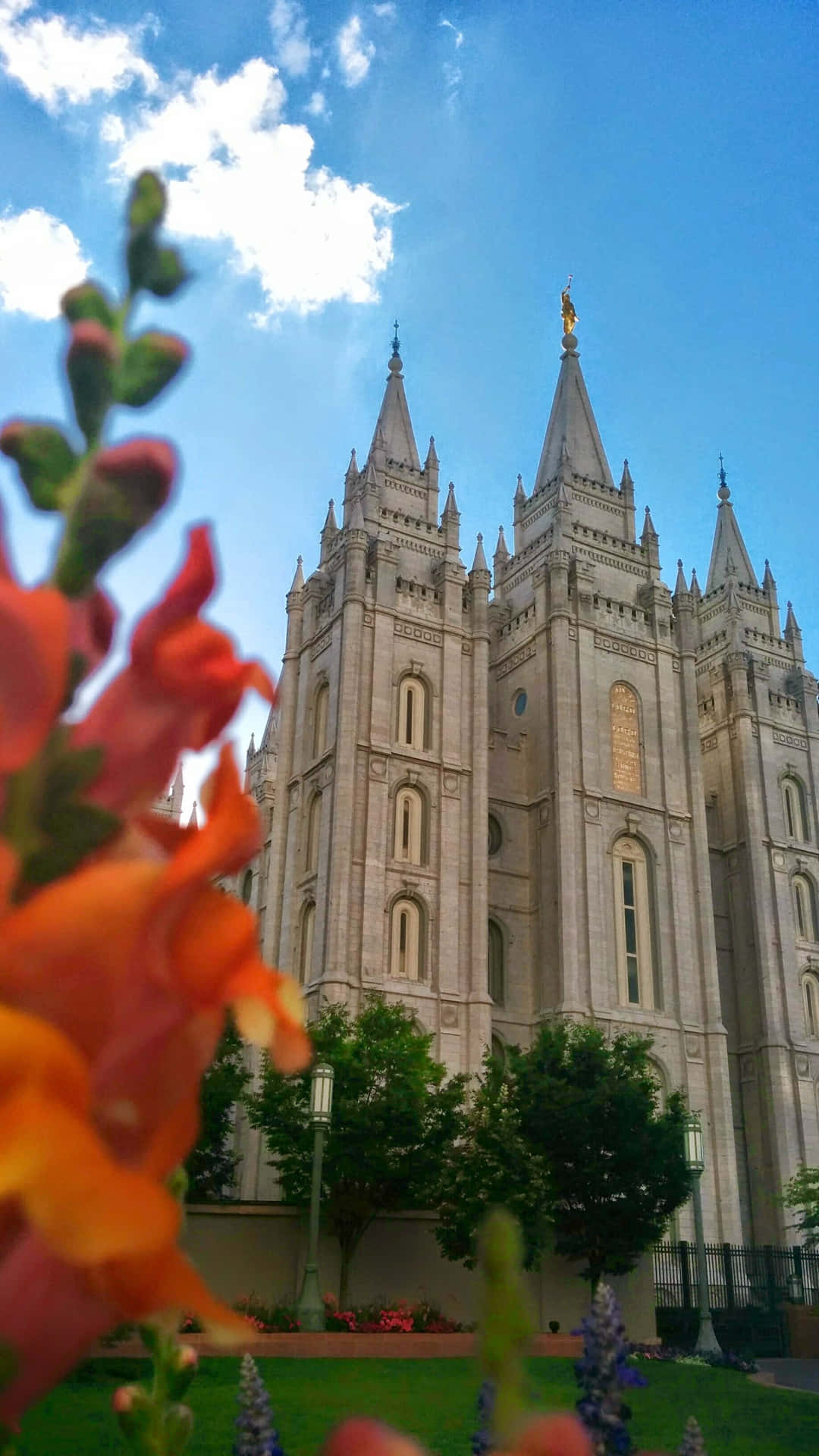 Icon Of Lds Mormon Temple Background