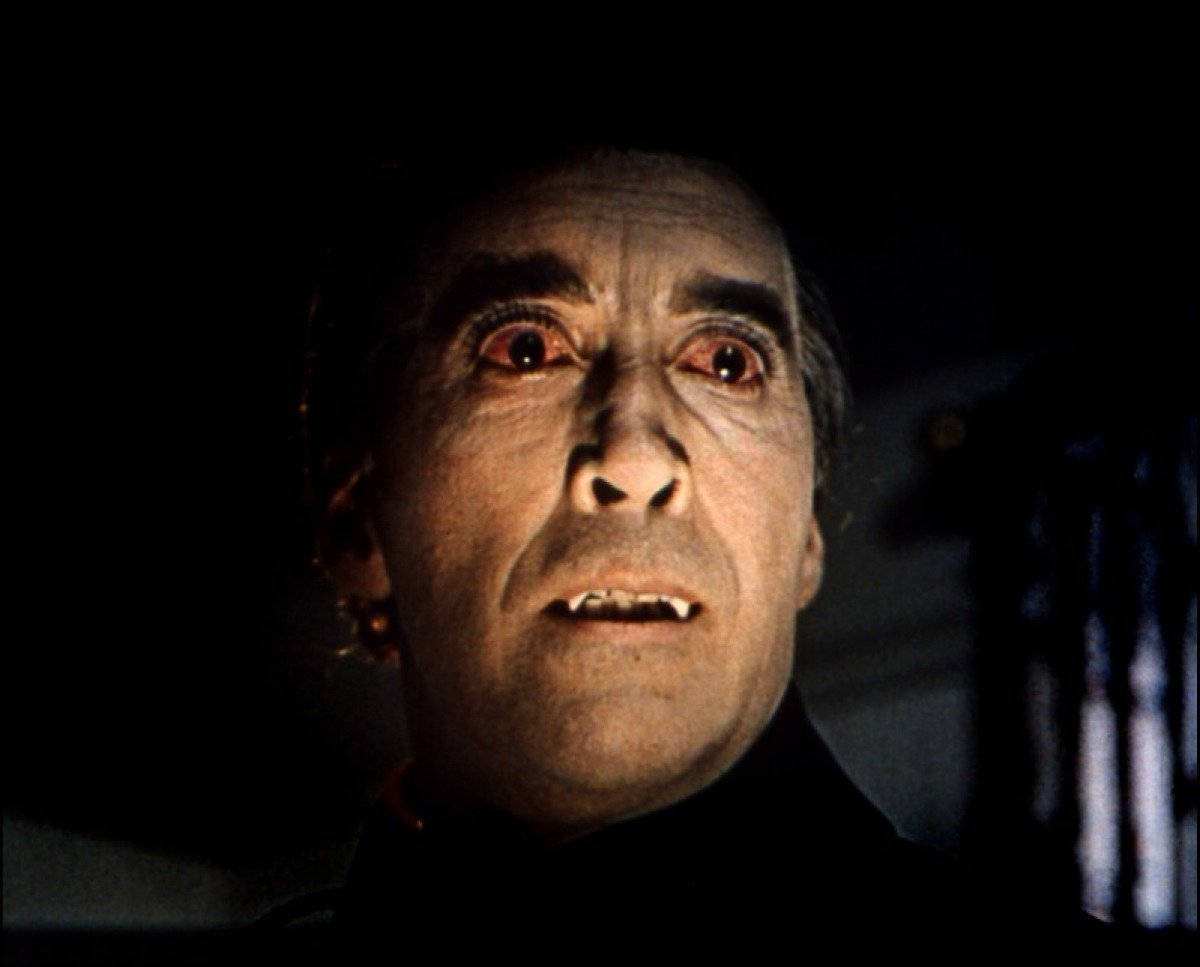 Iconic Actor Christopher Lee As Dracula