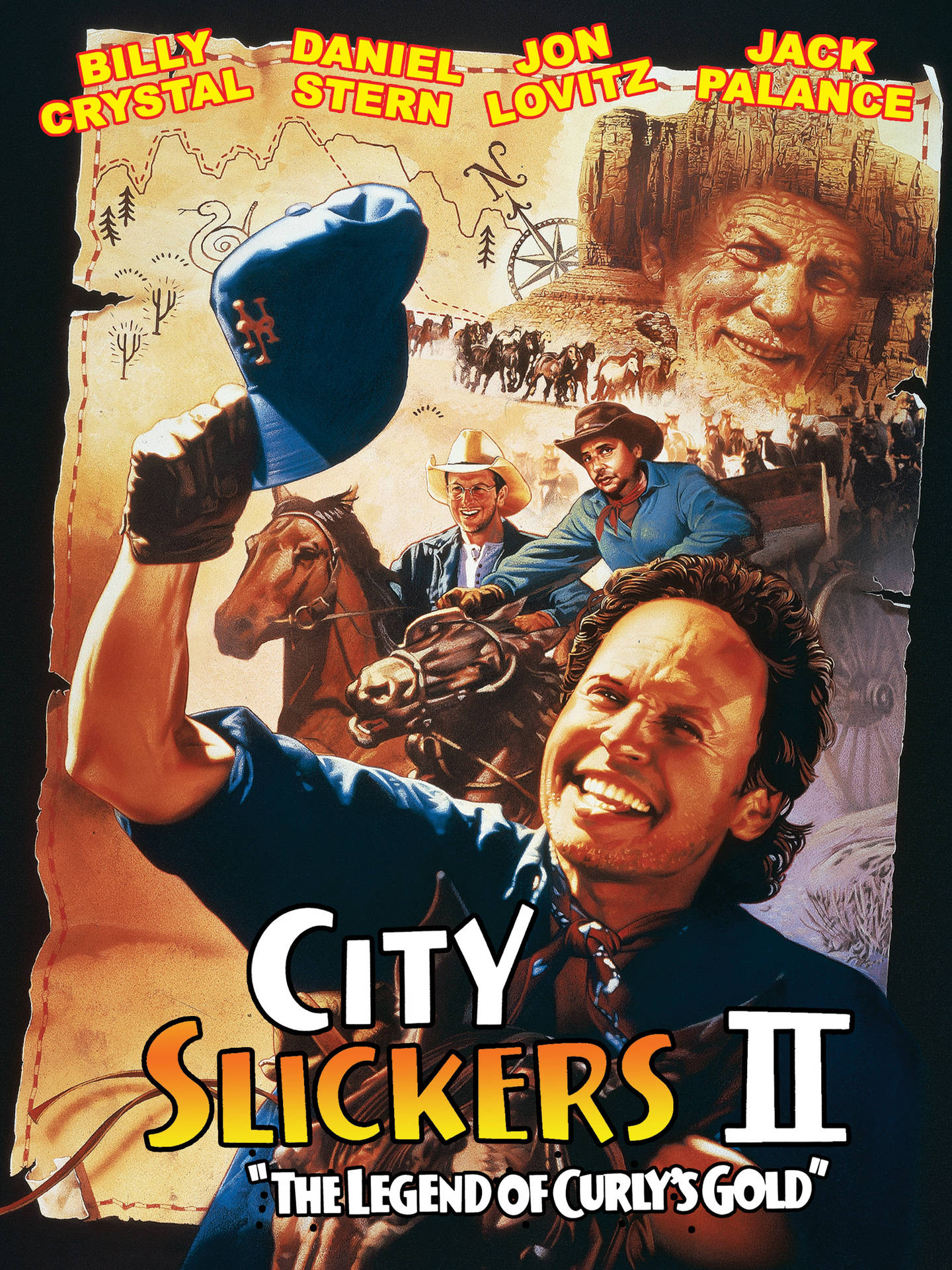 Iconic Actor Jack Palance In City Slickers Ii, 1994 Background