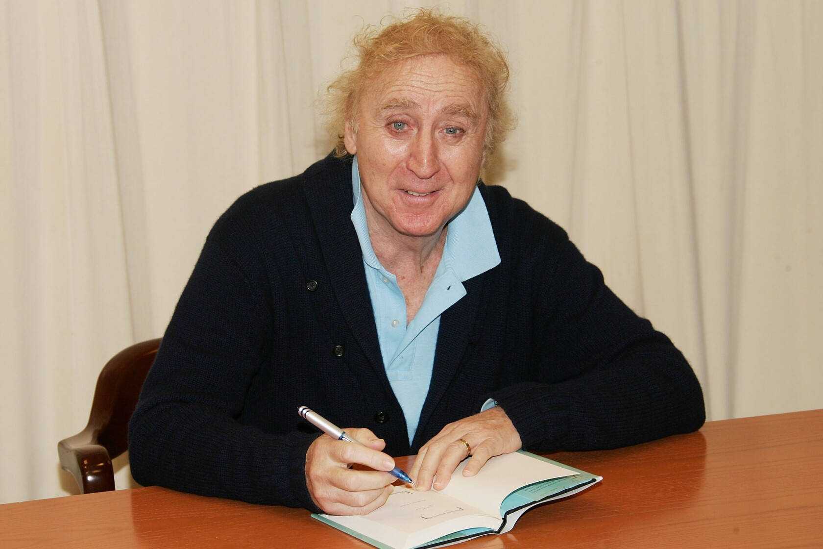 Iconic American Actor And Author Gene Wilder At A Book Signing Event