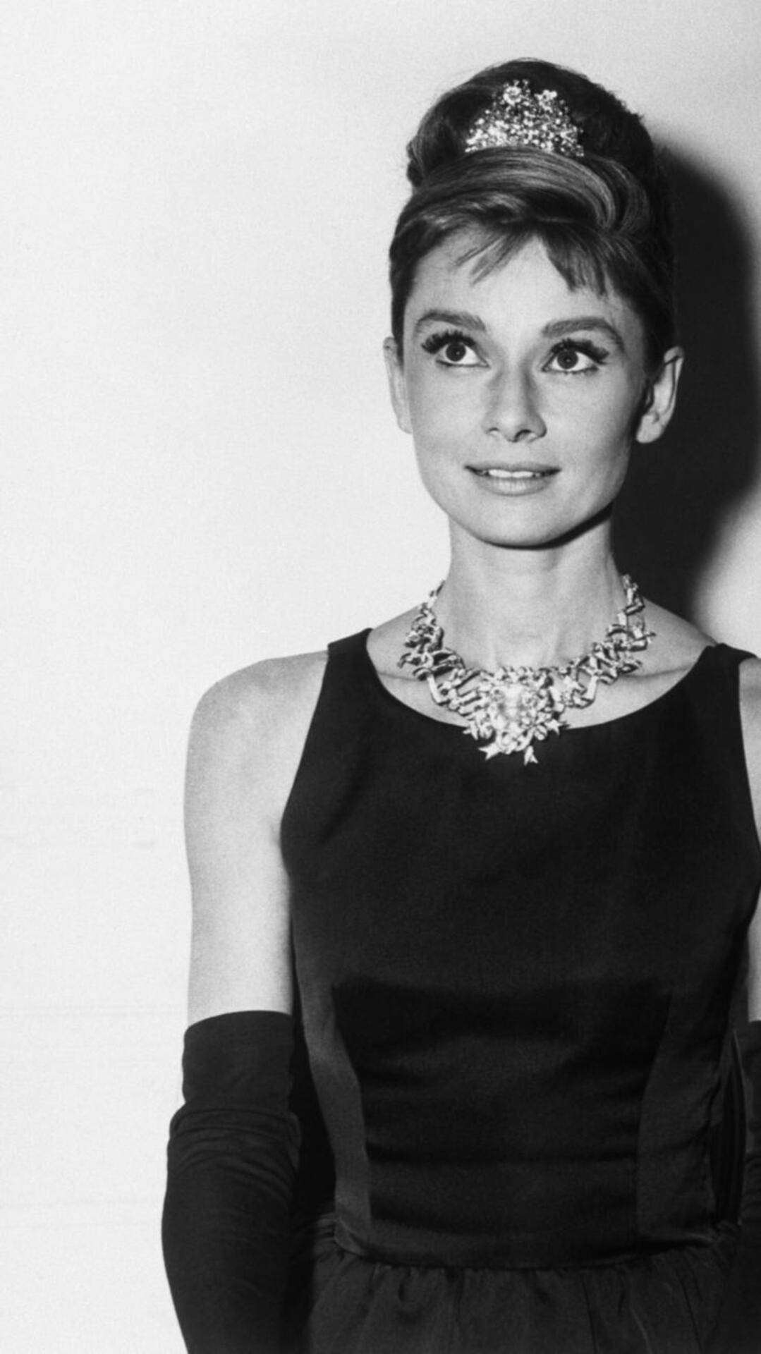 Iconic Audrey Hepburn Photoshoot Background