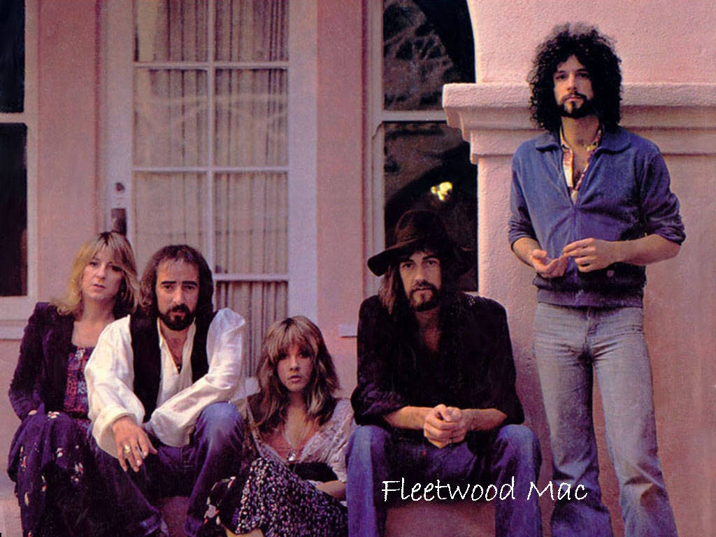 Iconic Band Fleetwood Mac Relaxes On Porch