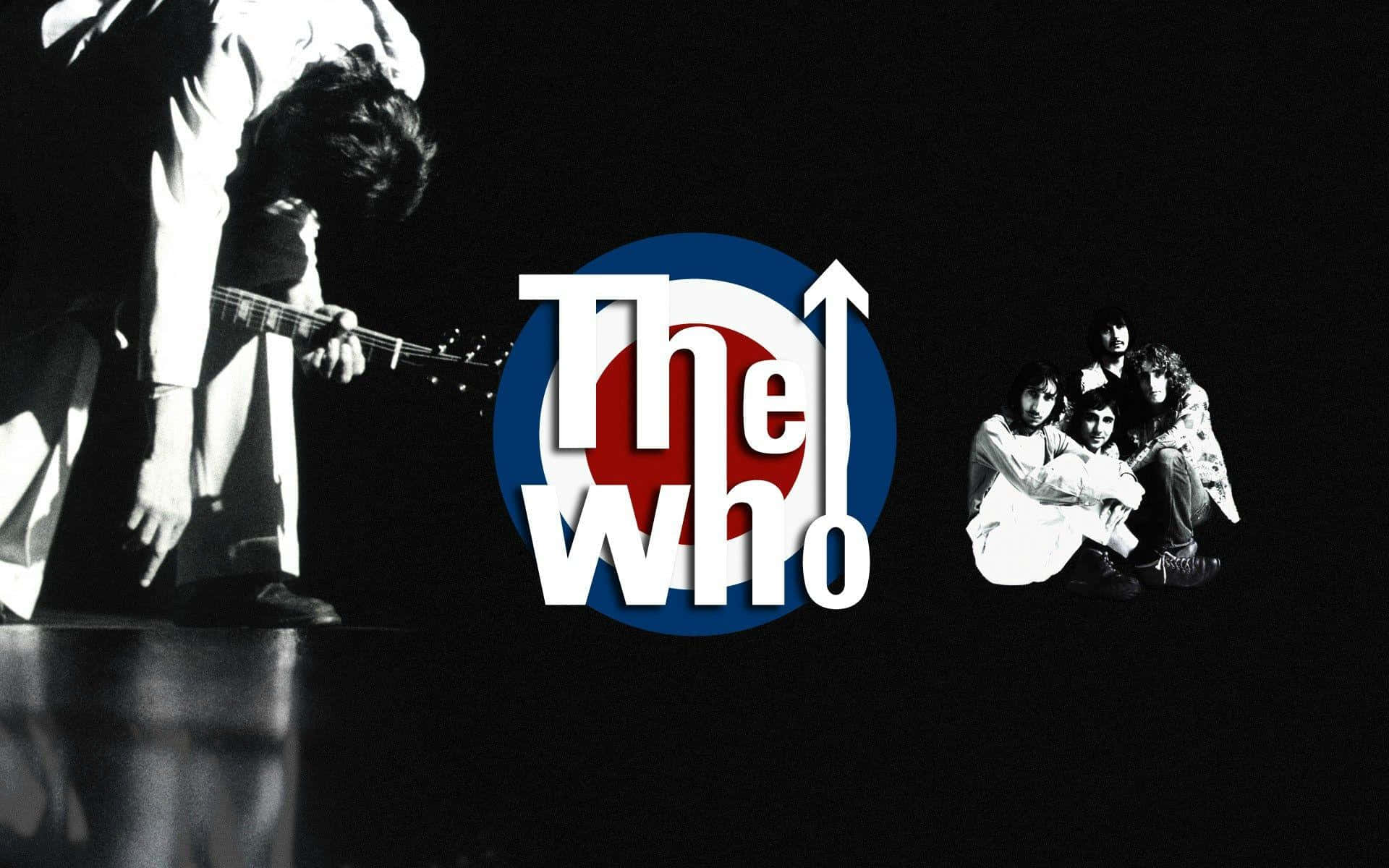 Iconic Band The Who Performanceand Logo Background