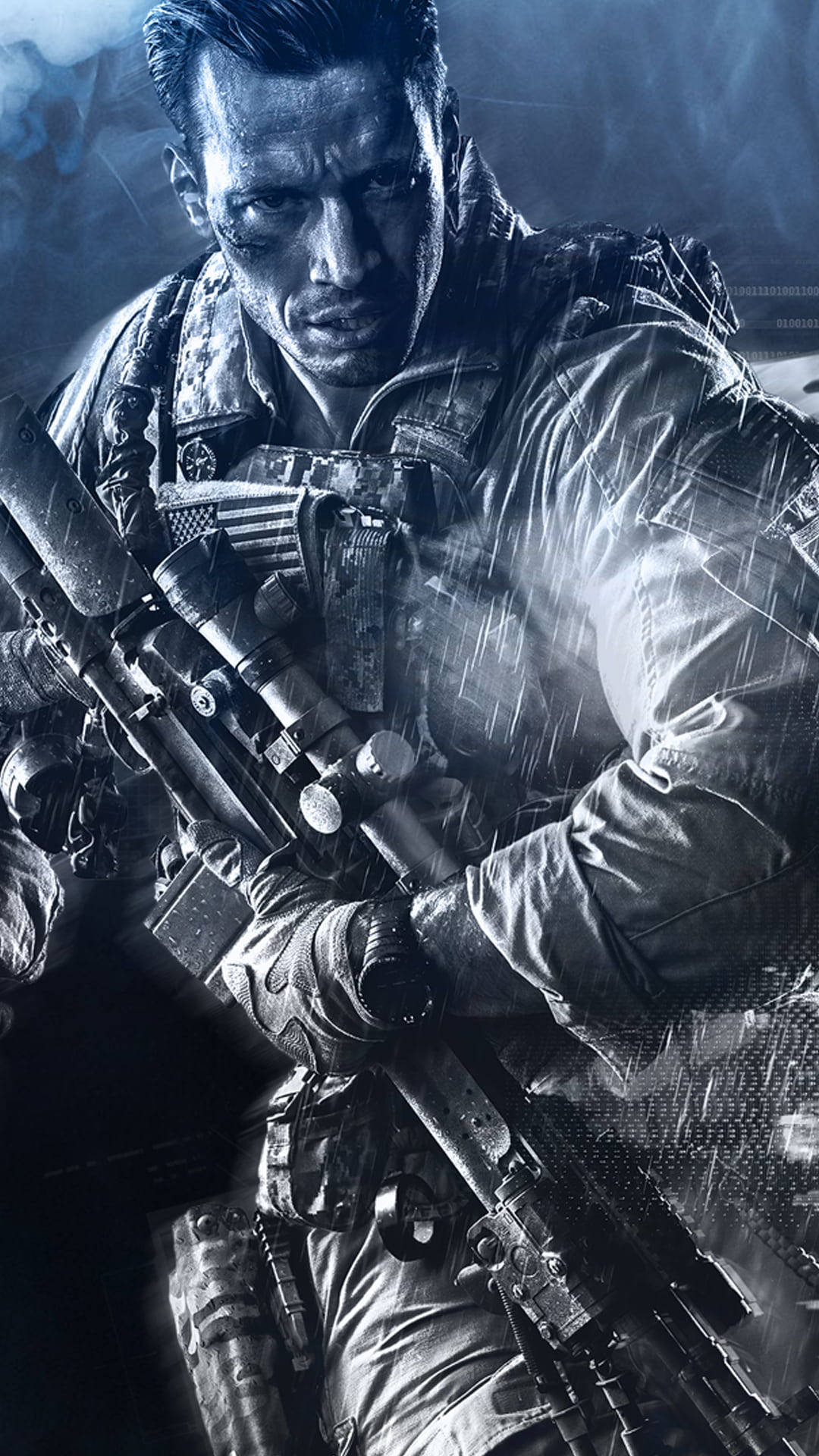 Iconic Battlefield 4 Protagonist In Action Background