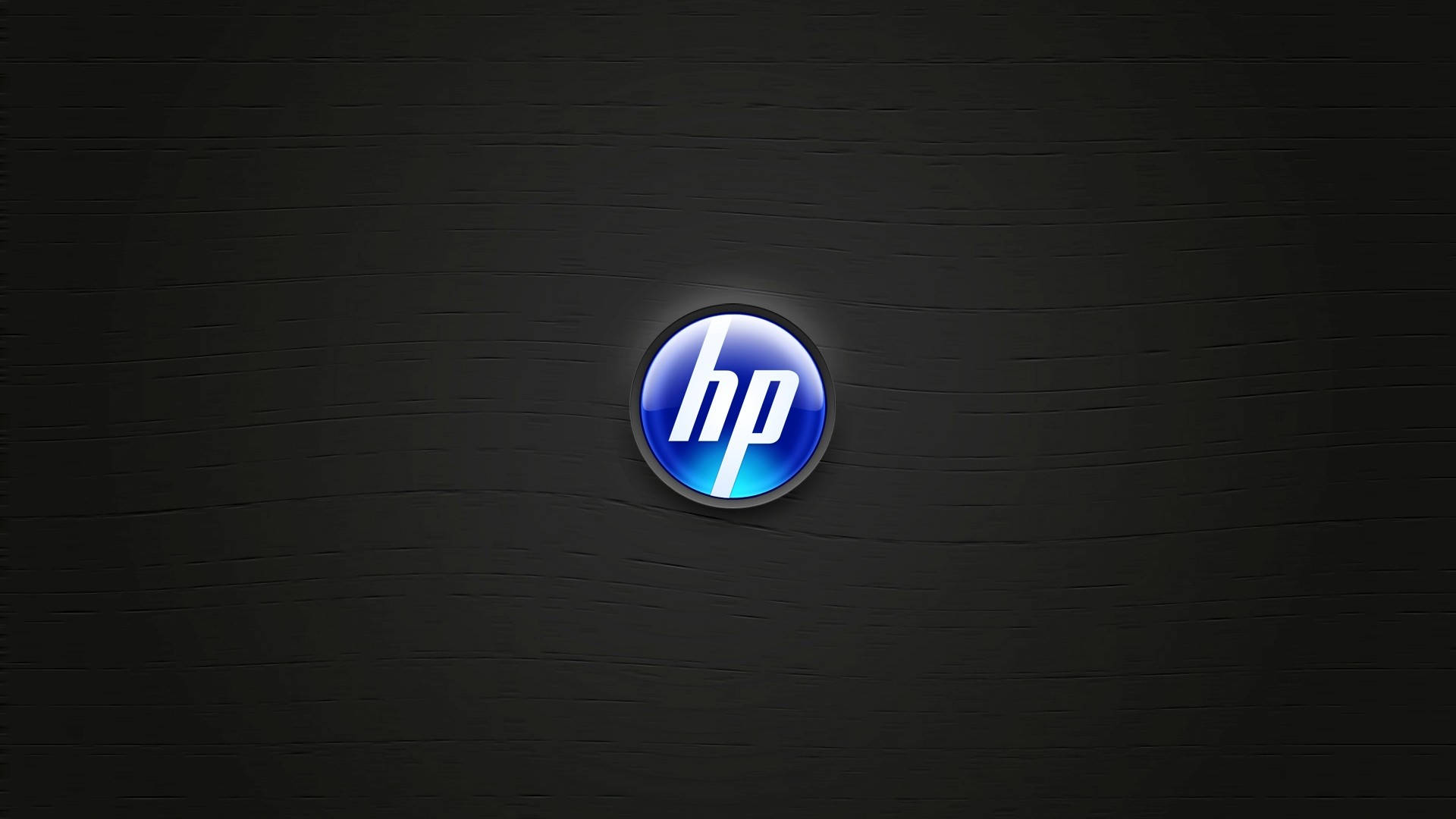 Iconic Blue Hp Laptop Logo Background