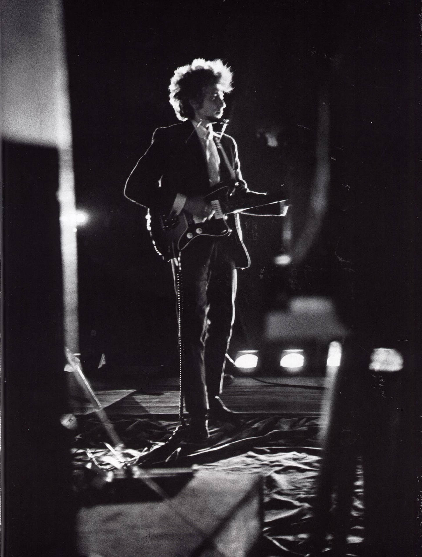 Iconic Bob Dylan During His World Tour 1966