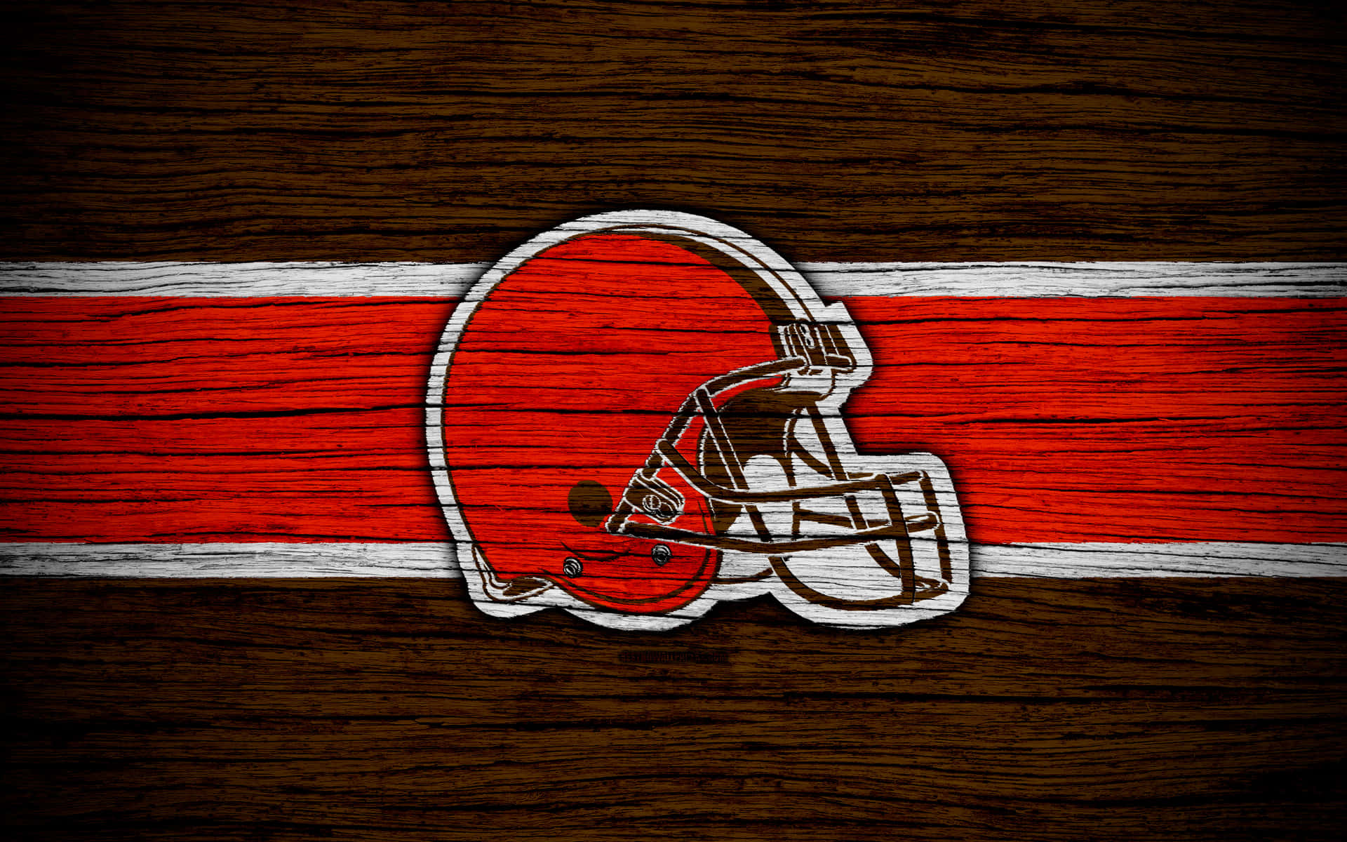 Iconic Cleveland Browns Logo Background