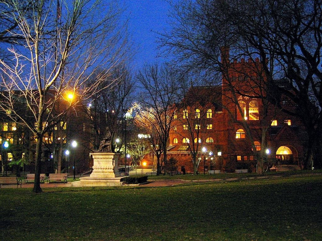 Iconic College Hall At University Of Pennsylvania Background