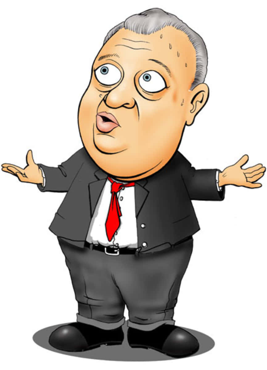 Iconic Comedian - The Rodney Dangerfield Caricature. Background