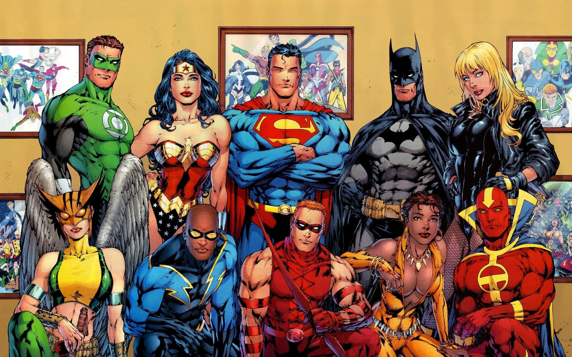 Iconic D C Superheroes Group