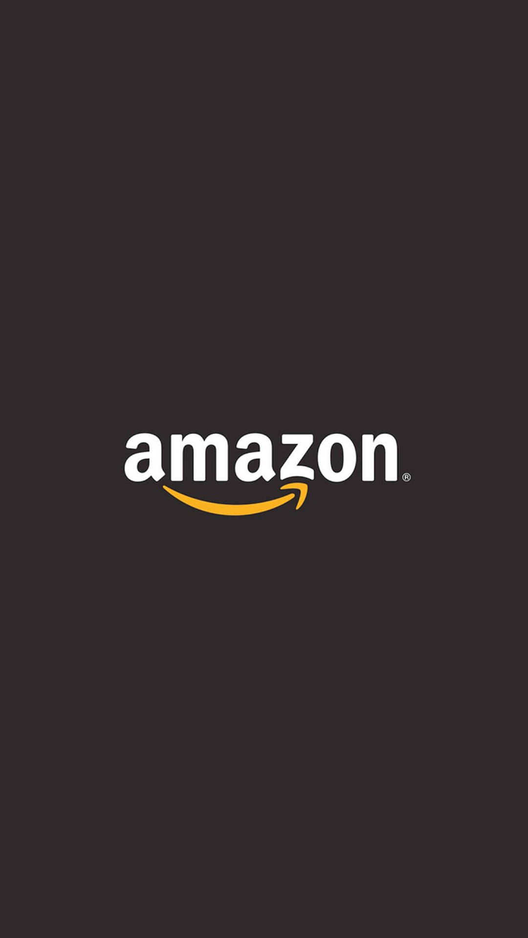 Iconic Dark Amazon Logo Background