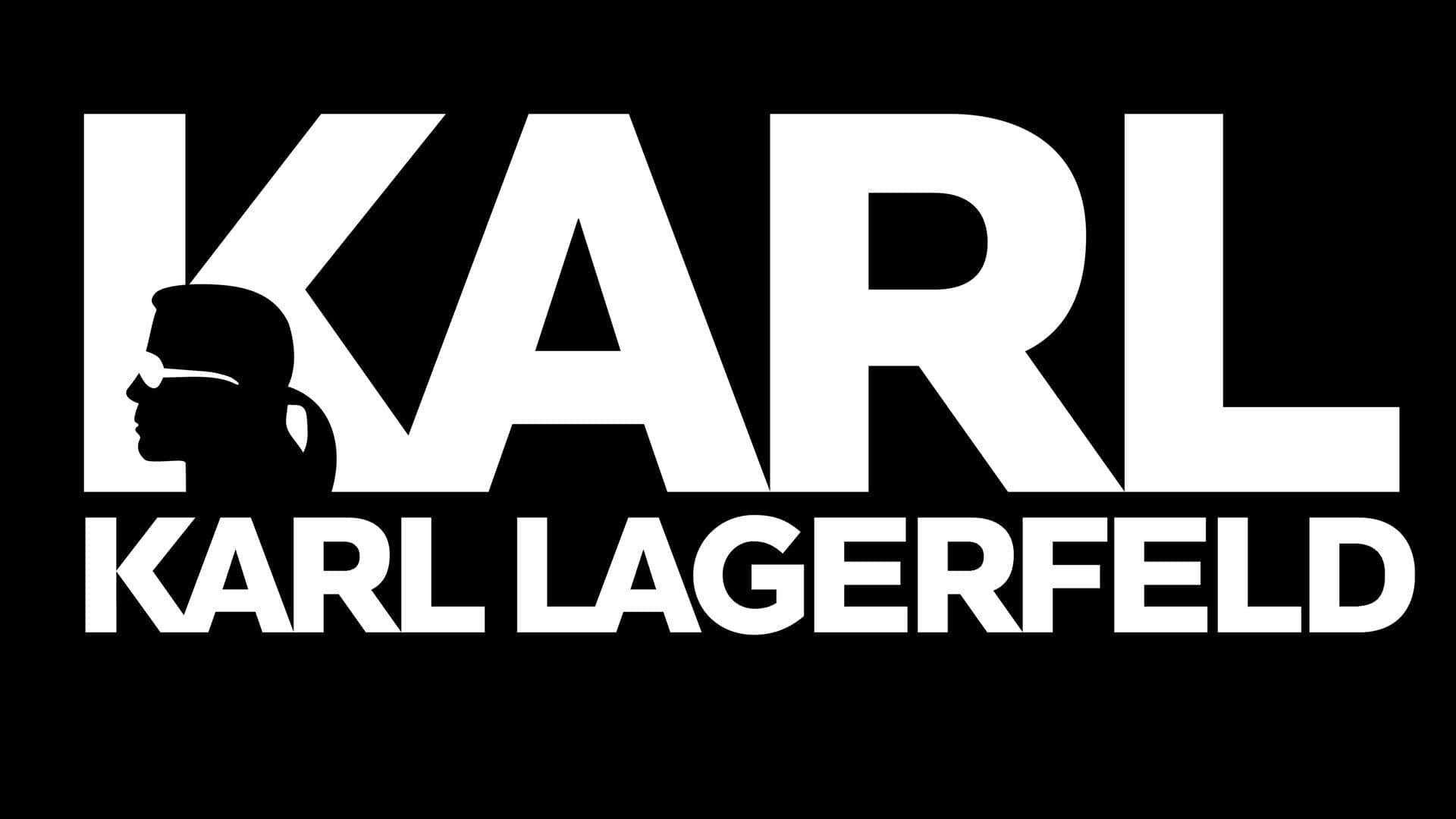 Iconic Designer Karl Lagerfeld Background