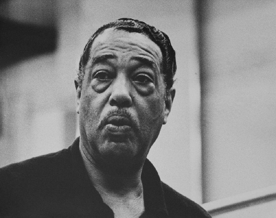 Iconic Duke Ellington Engrossed In A Rehearsal, 1964. Background