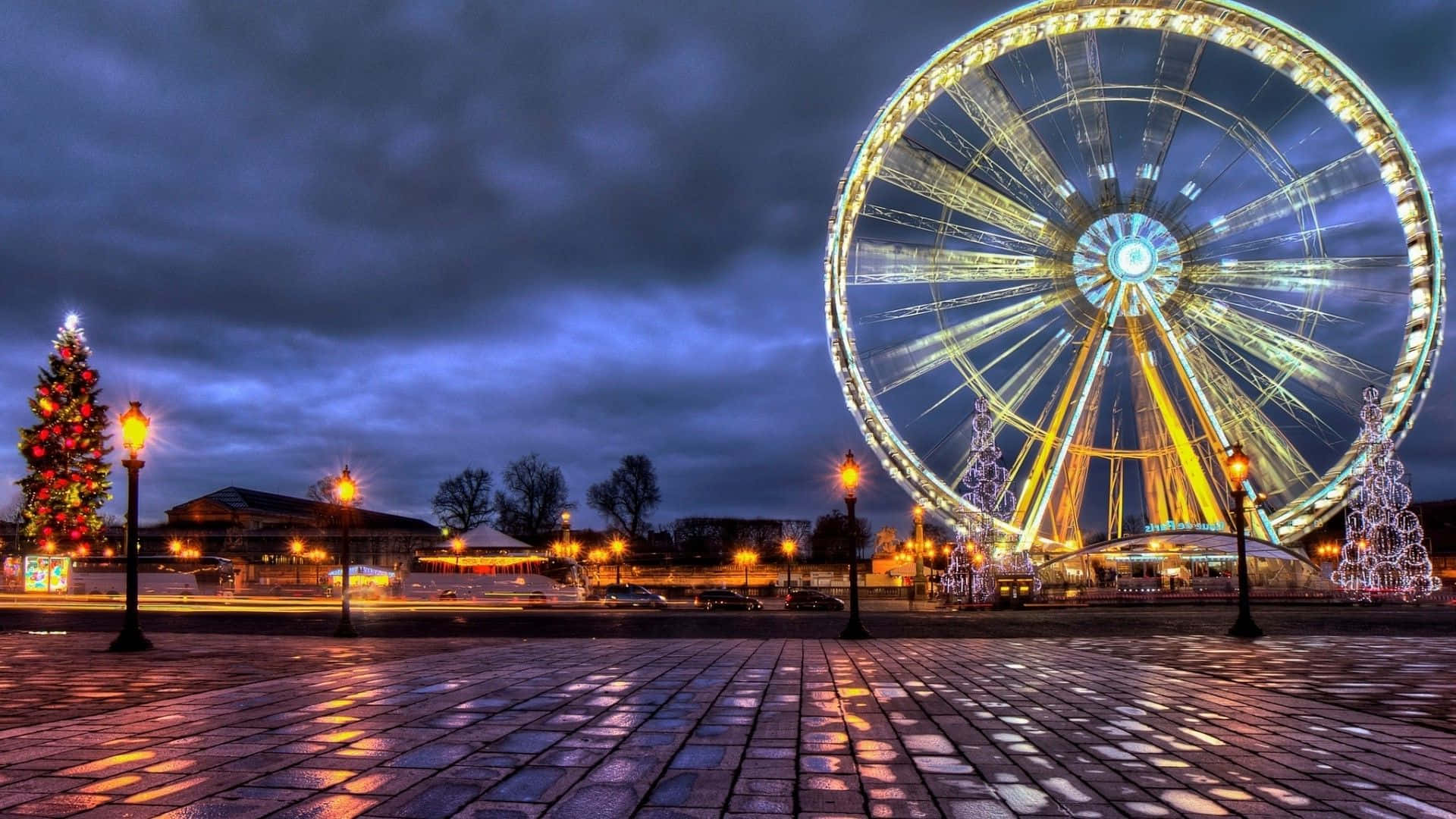 Iconic Eiffel Tower In Paris, France