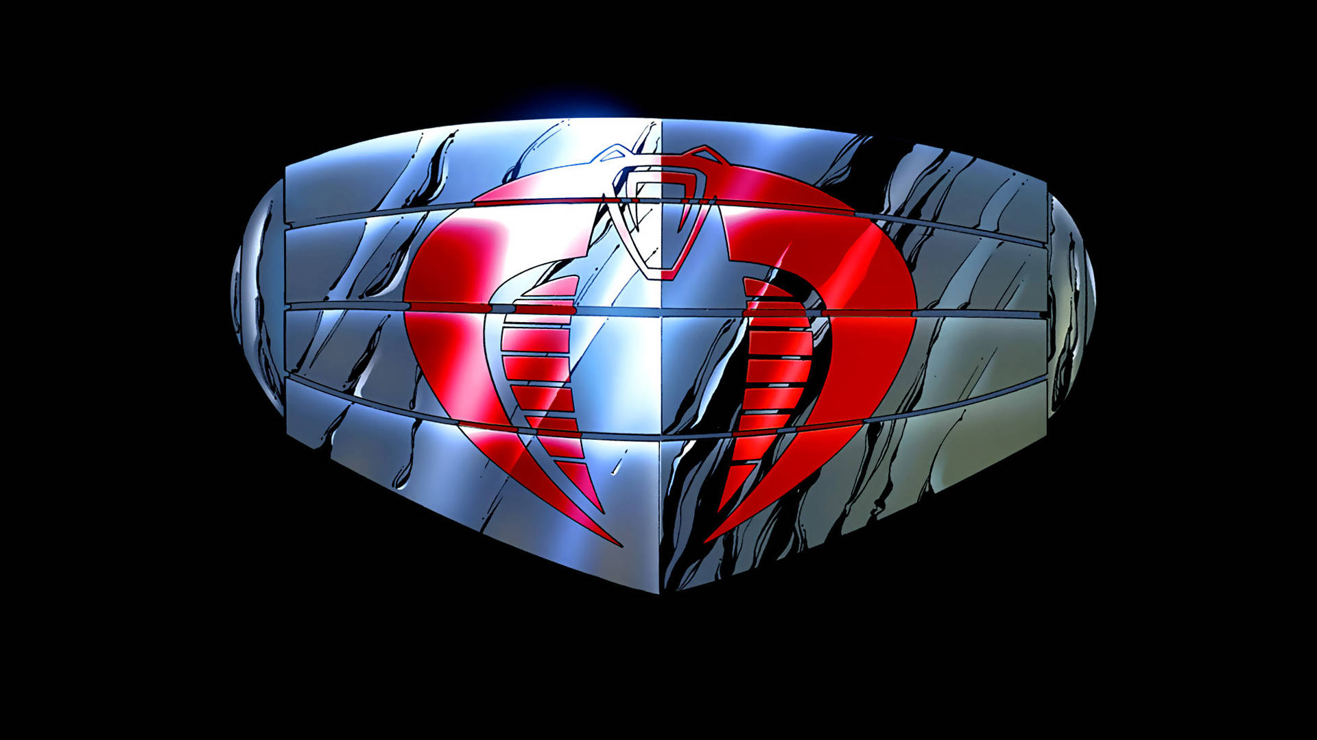 Iconic Gi Joe Red Logo From The Classic Cartoon Series Background