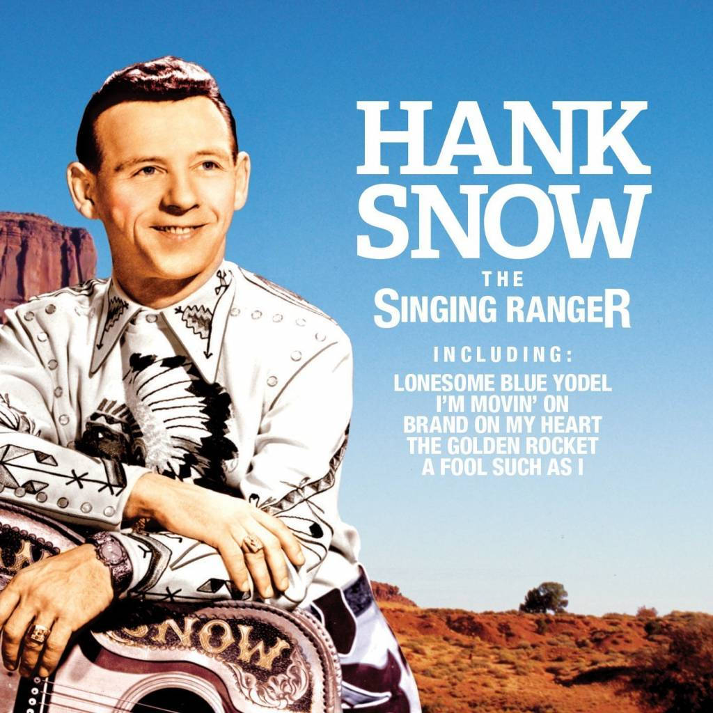 Iconic Hank Snow Performing On Stage Background