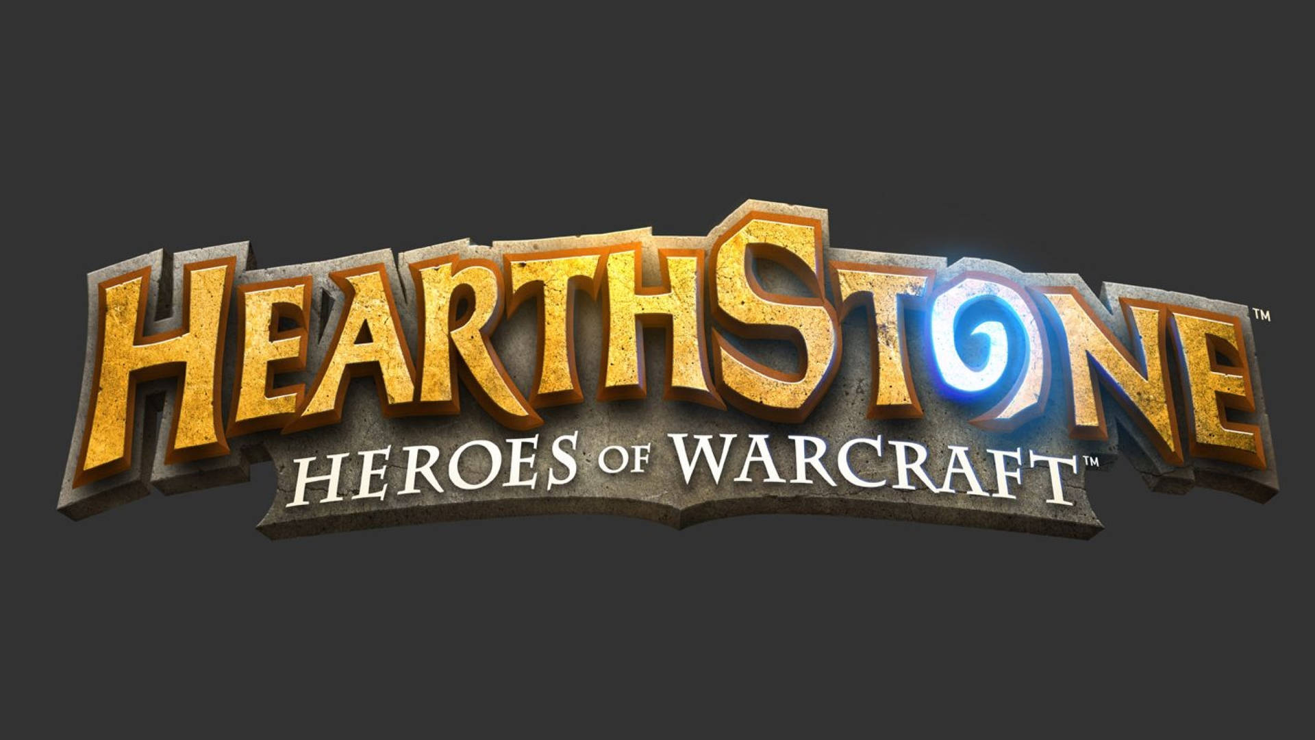Iconic Hearthstone Logo - Symbol Of Epic Card Battles Background
