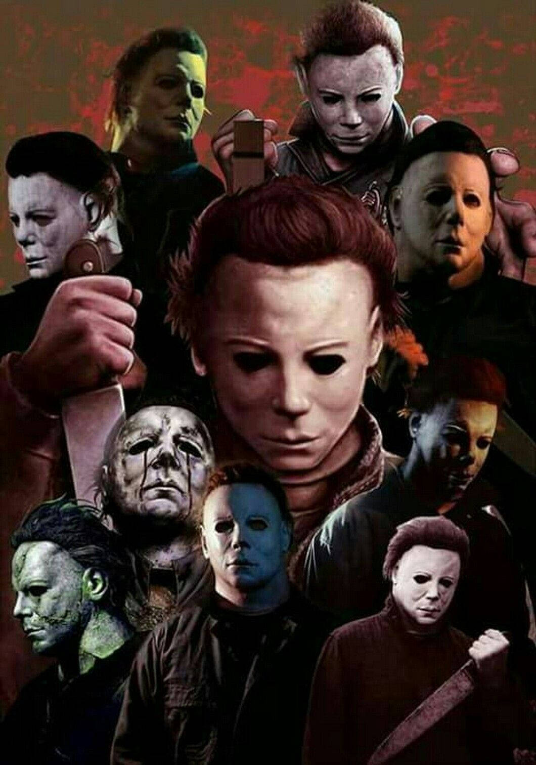 Iconic Horror Figure Michael Myers Background