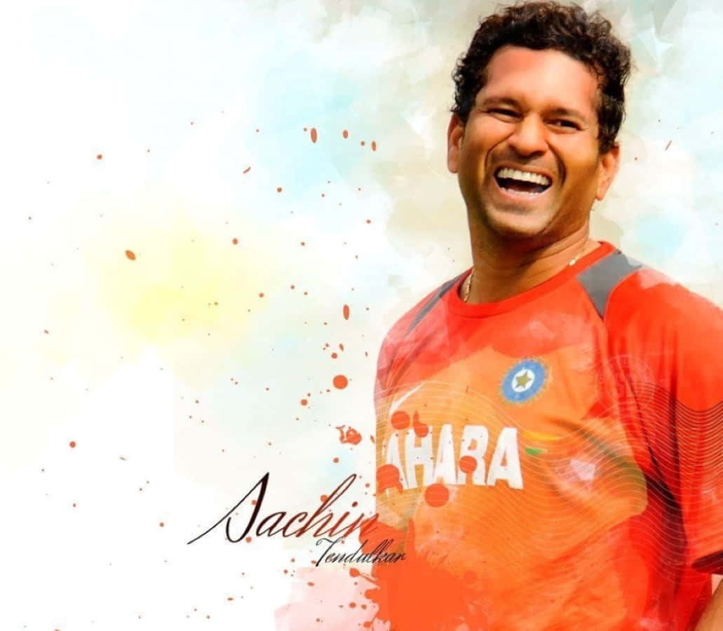 Iconic Indian Cricketing Legend Sachin Tendulkar