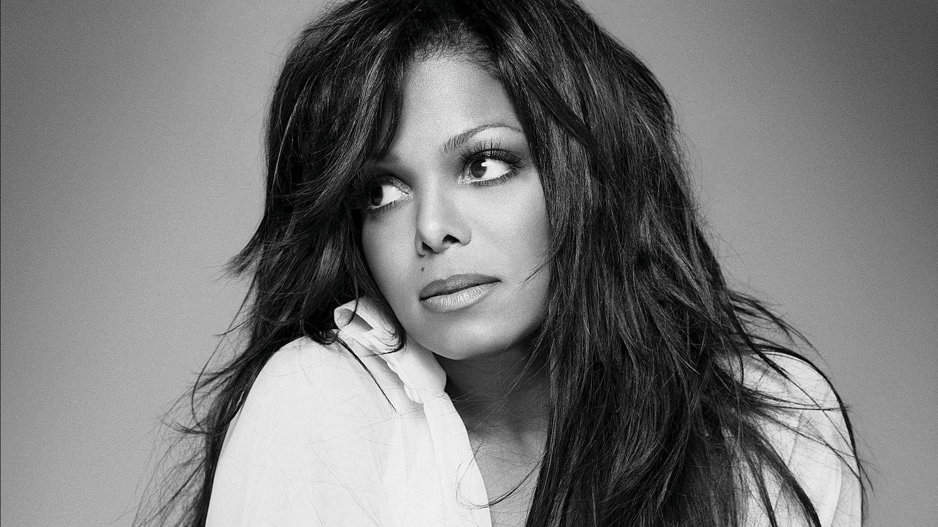 Iconic Janet Jackson Moment In Monochrome