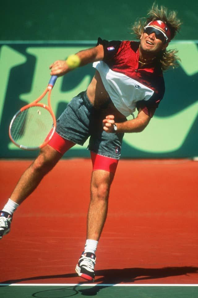 Iconic Jump Shot - Andre Agassi