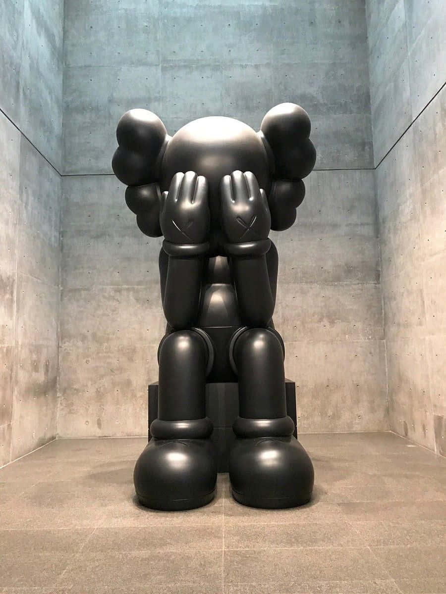 Iconic Kaws Artwork ”companion” Background