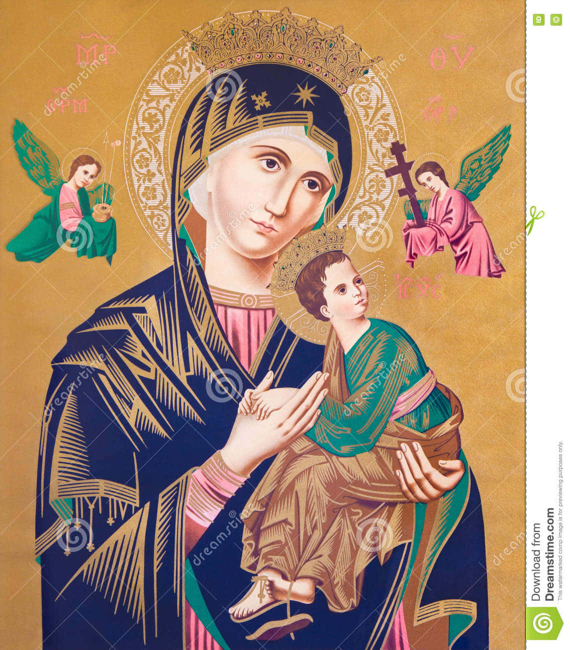 Iconic Madonnaand Child