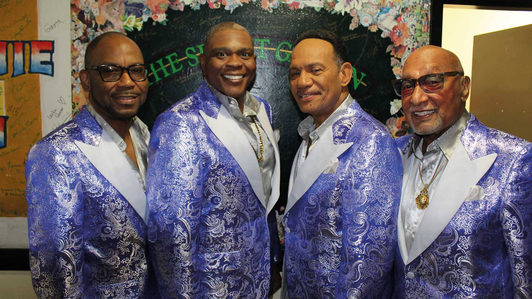 Iconic Motown Legends - The Four Tops Background